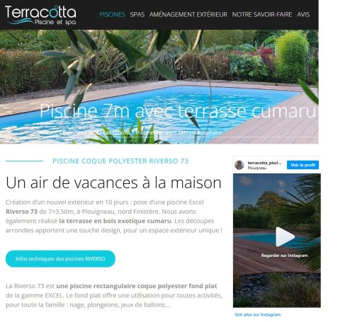 Référencement ajout de réalisations site artisan en Bretagne